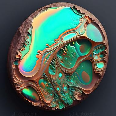 3D model opal (STL)
